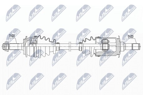 ПІВВІСЬ | HONDA CR-V 2.0,2.4,2.2CTDI 02-06 /ЗАД,ЛІВ,MTM/ATM/ NTY NPWHD077