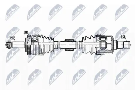 ПІВВІСЬ | HYUNDAI I40 1.7CRDI 12- /ЛІВ,MTM/ NTY NPWHY569