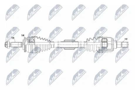 ПОЛУОСЬ NTY NPWHY632