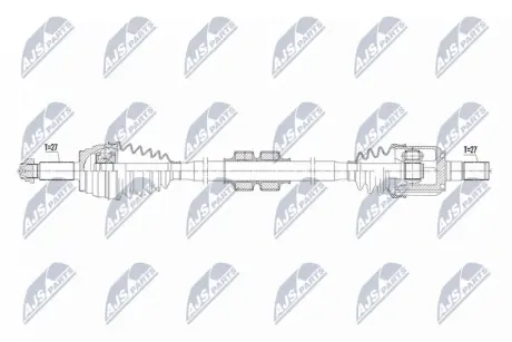ПОЛУОСЬ NTY NPWHY634