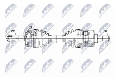 ПОЛУОСЬ NTY NPWHY639