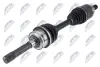 Полуось HYUNDAI TERRACAN 2.9CRDI,3.5V6 01- 51610-H1000 NTY NPW-HY-641 (фото 2)