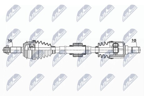 ПІВВІСЬ | KIA PICANTO 1.0,1.0T-GDI 17- /ЛІВ,MTM/ NTY NPWKA396