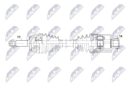 ПОЛУОСЬ NTY NPWKA406
