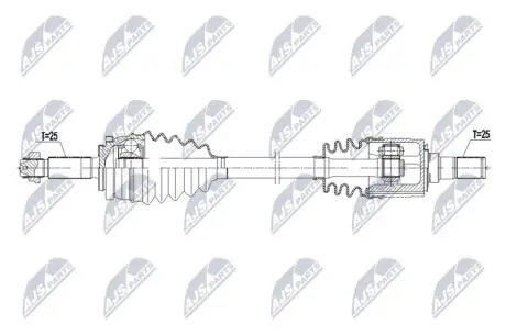 ПОЛУОСЬ NTY NPWKA410