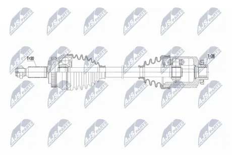 ПОЛУОСЬ NTY NPWKA412