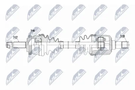 ПОЛУОСЬ NTY NPWKA414