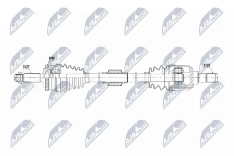 ПОЛУОСЬ NTY NPWKA416