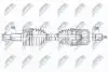 ПІВВІСЬ | RANGE ROVER EVOQUE L538 2.0,2.0D,2.2D 4WD 11-19 /ЗАД,L=P,MTM,ATM, DYNAMIC DRIVELINE/ NTY NPWLR027 (фото 1)