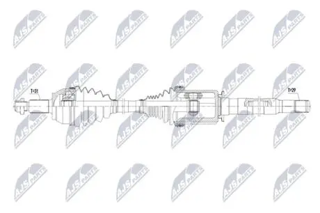 ПОЛУОСЬ NTY NPWLR049