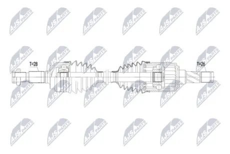 ПОЛУОСЬ NTY NPWLR053