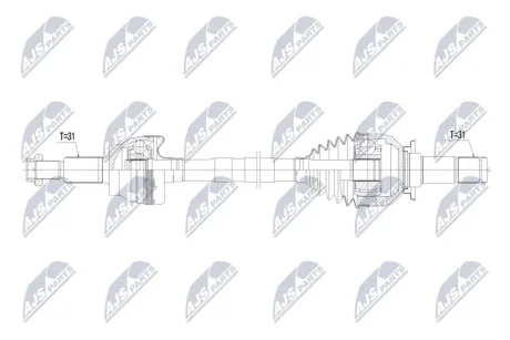 ПОЛУОСЬ NTY NPWLR059