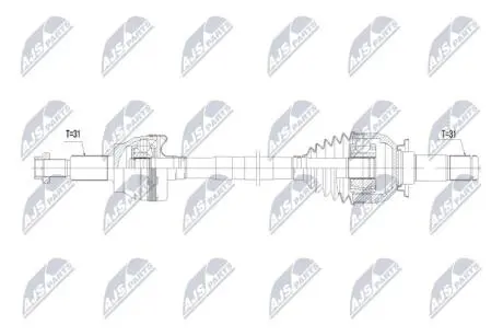 ПОЛУОСЬ NTY NPWLR060