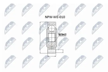 Внутренний шрус mercedes cklasa w202 eklasa w124,a1403500813 NTY NPWME010