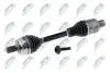 ПІВВІСЬ | MERCEDES W205/S205/C205 C200/C250/C300/C400/C45AMG 13- /ATM,ПЕРЕД,ЛІВ/ NTY NPWME062 (фото 2)
