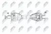 ПІВВІСЬ | MERCEDES W176 A160/A180 12-, W242/W246 B160/B180 11-, C117/X117 CLA180/CLA200/CLA250 W117 13- /ATM,ПЕРЕД,ПРАВ/ NTY NPWME064 (фото 1)