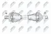 ПІВВІСЬ | MERCEDES W176 A180CDI 15-, W242/W246 B180CDI 15-, GLA180/GLA200/GLA250 W156 13- /ATM,ПЕРЕД,ЛІВ/ NTY NPWME066 (фото 1)