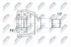 ШАРНІР РІВНИХ КУТОВИХ ШВИДКОСТЕЙ | MERCEDES W176 A160/A180 12-, W242/W246 B160/B180 11-, C117/X117 CLA180/CLA200/CLA250 W117 13- /ATM,ПЕРЕД,ПРАВ/ NTY NPWME081 (фото 1)