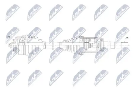 Привідний вал NTY NPWME168