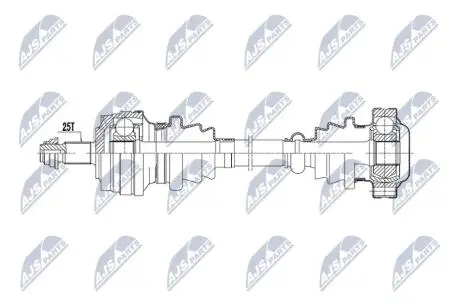 Автозапчасть NTY NPWME193