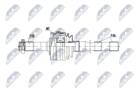 Автозапчасть NTY NPWME202