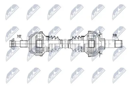 Автозапчасть NTY NPWME205