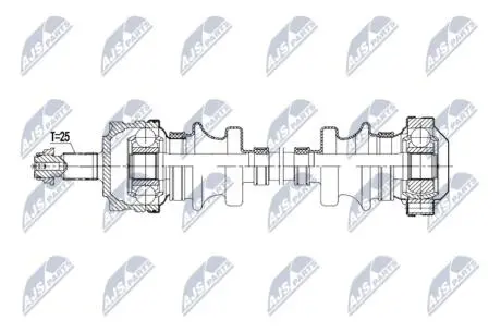 Автозапчасть NTY NPWME207