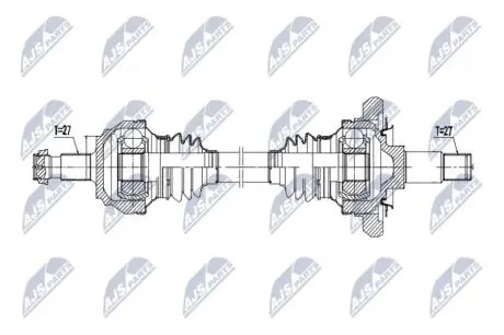 Автозапчасть NTY NPWME210
