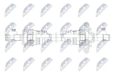Автозапчасть NTY NPWME217