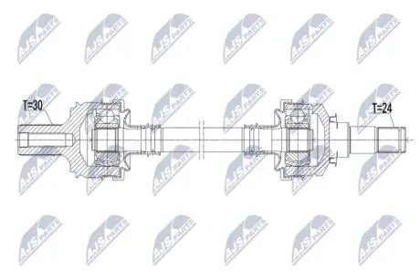 Автозапчасть NTY NPWME222