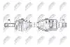 Полуось mitsubishi asx 1.8di-d 10-, outlander 2 2.0di-d 07-, lancer 2.0di-d 08-, peugeot 4007 2.2hdi NTY NPW-MS-084 (фото 1)