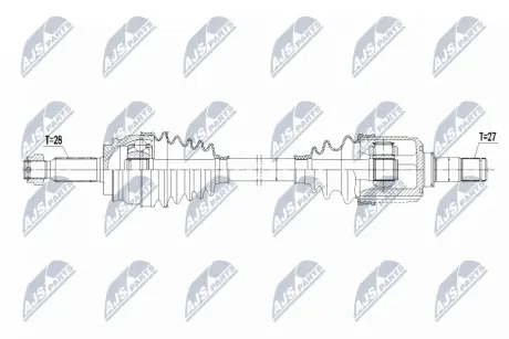 ПОЛУОСЬ NTY NPWMS090