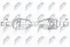 ПІВВІСЬ | MAZDA CX-5 2WD 4WD 2.0,2.2D 11- /ПЕРЕД,ЛІВ,MTM/ NTY NPWMZ080 (фото 1)