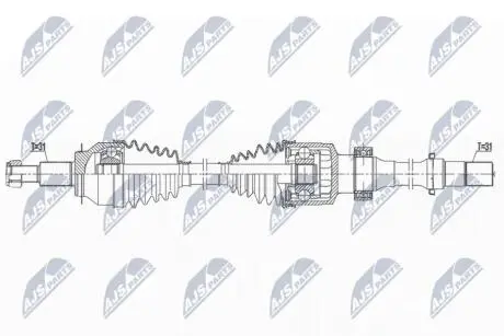 ПІВВІСЬ | MAZDA CX-5 2WD 4WD 2.0 11- /ПЕРЕД,ПРАВ,MTM/ NTY NPWMZ082
