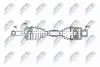 ПІВВІСЬ | MAZDA 6 2.0DI MZRCD 02-07 /ЛІВ,MTM/ NTY NPWMZ086 (фото 1)
