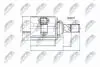Внутренний шрус nissan qashqai 2.0i 2wd 0613,39101jd22c NTY NPWNS032 (фото 1)