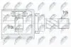 Внутренний шрус nissan qashqai 1.2digt 02.2015 1.5dci 14,391014ea0b NTY NPWNS073 (фото 1)