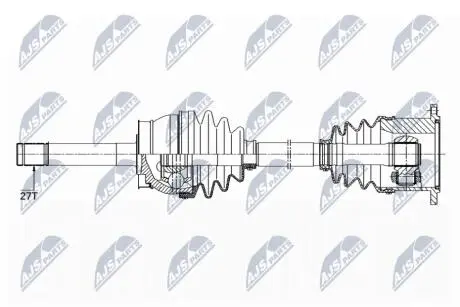 ПІВВІСЬ | NISSAN TERRANO II 2.4I,2.7TD,3.0DI 93-06 /ПЕРЕД,Л/П NTY NPWNS084