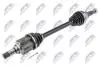 ПІВВІСЬ | NISSAN QASHQAI 1.2DIG-T,1.5DCI 13-, JUKE 1.2DIG-T 14-, 1.5DCI 10- /ЛІВ, MTM 6B/ NTY NPWNS098 (фото 2)