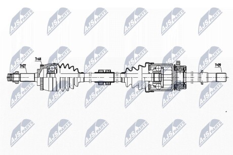 ПІВВІСЬ | NISSAN PRIMERA P12 2.0I, 2.2DI 126KM 02-/ПРАВ,MTM/ NTY NPWNS142