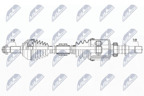 ПІВВІСЬ | NISSAN X-TRAIL T31 2.5 4WD 01.2008-, RENAULT KOLEOS 2.5 4WD 08- /ПЕРЕД,ПРАВ,MTM/ NTY NPWNS159