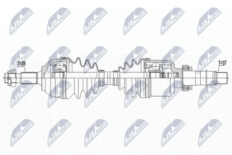 ПІВВІСЬ | PEUGEOT 508 2.2HDI 10-18 /ПЕРЕД,ПРАВ,ATM/ NTY NPWPE091