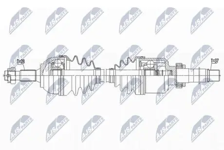 ПІВВІСЬ | PEUGEOT 508 2.2HDI 10-18 /ПЕРЕД,ПРАВ,ATM/ NTY NPWPE091