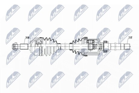 ПІВВІСЬ | PEUGEOT 508 2.0HDI 180KM RXH 14- /ПЕРЕД,ПРАВ,ATM A6/ NTY NPWPE103