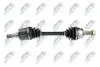ПІВВІСЬ | OPEL CORSA D 1.3CDTI 06-, CORSA E 1.4T 14-, FIAT GRANDE PUNTO 1.3JTD 05- /ЛІВ/ NTY NPWPL041 (фото 2)