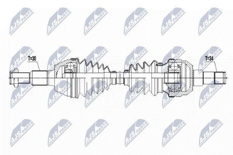 ПІВВІСЬ | OPEL ANTARA 4WD 06-, CHEVROLET CAPTIVA 4WD 06- /ЗАД,ПРАВ/ NTY NPWPL087