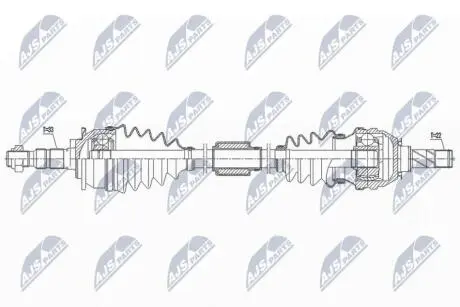 ПІВВІСЬ | OPEL ASTRA J 1.4 09-15 /ПРАВ/ NTY NPWPL105