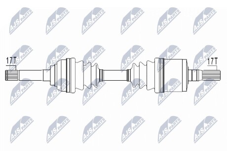 ПІВВІСЬ | OPEL FRONTERA B 2.2I,3.2 V6,2.2DTI 98-04 /ПЕРЕД,ЛІВ,ПРАВ,MTM,ATM/ NTY NPWPL129