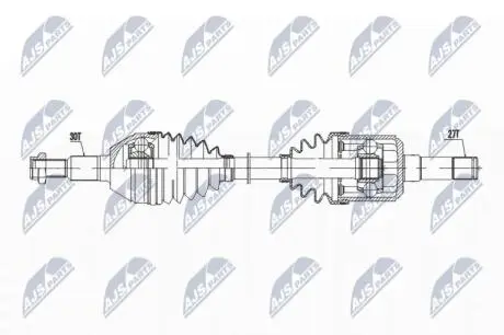 ПІВВІСЬ | OPEL ANTARA 06-, CHEVROLET CAPTIVA 06- /ЛІВ,MTM/ NTY NPWPL145