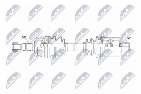 ПОЛУОСЬ NTY NPWPL150